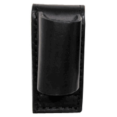 Boston Leather Half Length Stinger Flashlight Leather Holder, Black Plain