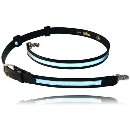 Boston Leather Reflective Firefighter's Radio Strap / Belt
