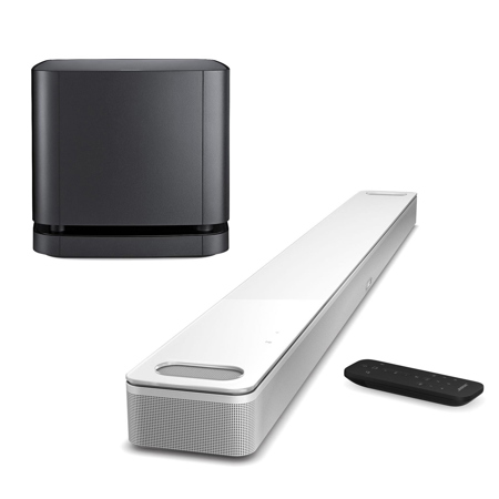 with Bass for C Soundbar Soundbar, White Black Module 900, 500 863350-1200 Smart Bose