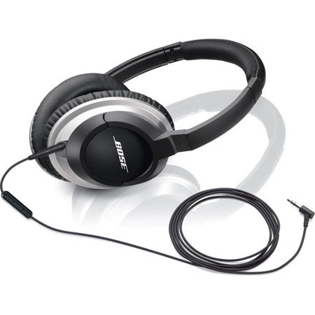Bose AE2i Audio Headphones, Black/Silver