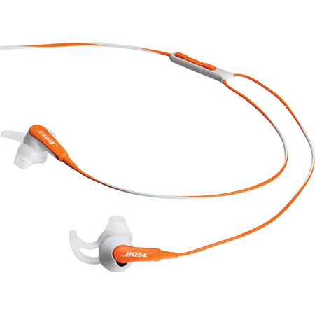 Bose SIE2i Sport Headphones, Reebok Fitness Armband, with Mic and Remote, Orange