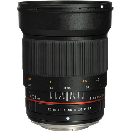 Bower 24mm f/1.4 Manual Focus Lens for Samsung NX Mount Cameras