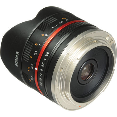 Bower Ultra-Wide 8mm f/2.8 Fisheye Lens for Sony E Mount Cameras