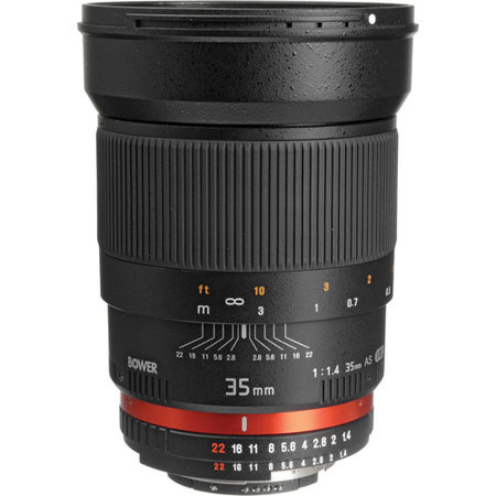 Bower 35mm f/1.4 Lens for Nikon DSLR Cameras