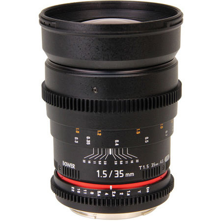 Bower 35mm T/1.5 Cine Lens for Sony Alpha DSLR Cameras