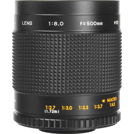 Bower 500mm f/8 Mirror T Mount Lens