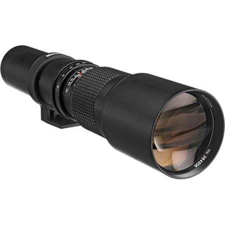 Bower 500mm f/8 T Mount Preset Telephoto Lens