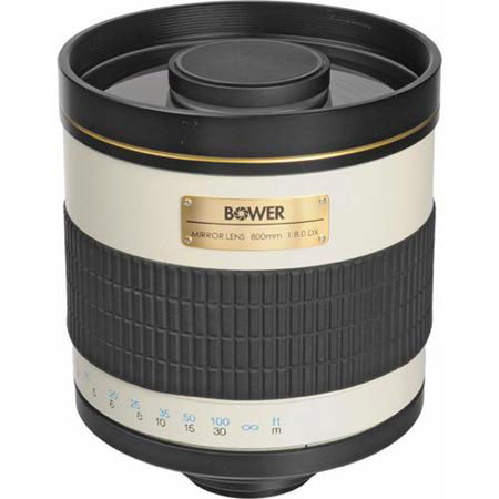 Bower T-Mount 800mm F/8 Mirror Lens