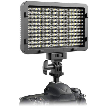 Bescor WAFFLE 300W 176 Daylight Bulb LED On-Camera Light