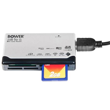 Bower 50-in-1 Universal USB 2.0 Multi-Card Reader and Writer