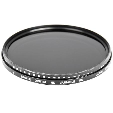 Bower 58mm Variable Neutral Density (ND) Filter - 2 to 8 Stops