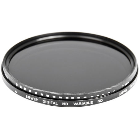 Bower 77mm Variable Neutral Density (ND) Filter - 2 to 8 Stops