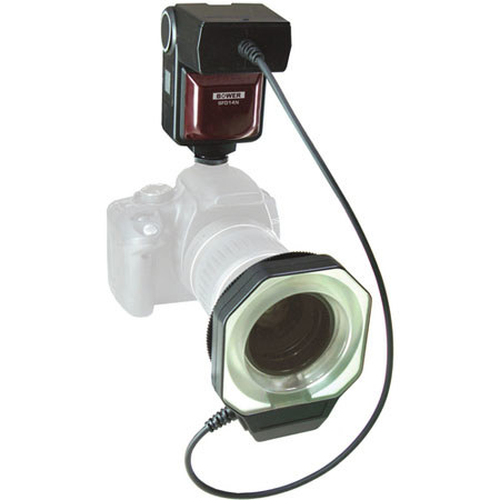 Bower Fully Dedicated TTL Digital Macro Ring Flash for Sony Alpha Cameras