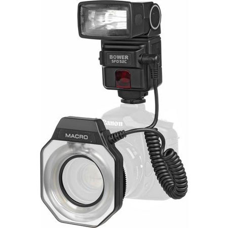 Bower SFD52C Dual Intelligent Flash/Ring Light f/Canon EOS E-TTL