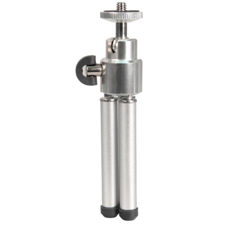 Bower 5-Section Mini Tripod for Digital Cameras, Silver