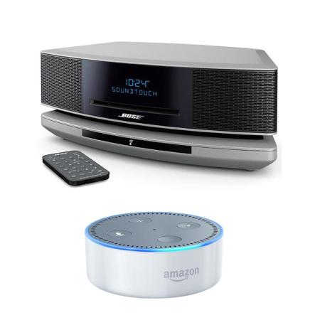 Bose Wave SoundTouch Music System IV, Platinum Silver With Amazon