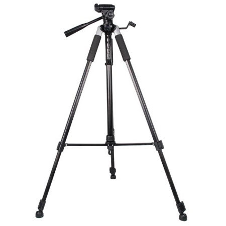 Bower Heavy Duty 3-Section Aluminum Photo/Video Tripod with 3-Way Pan Head
