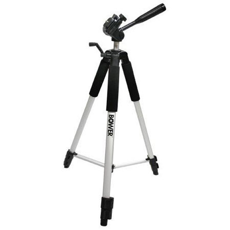 Bower Steady Lift Series 3-Section Aluminum Tripod w/3-Way Fluid Pan Bubble Head