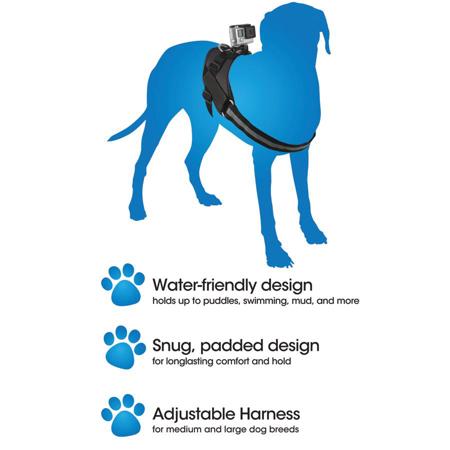 Bower Xtreme Action Series Dog Harness Mount for GoPro HD Action Cameras