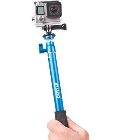Bower Xtreme Action Series XAS-BTM400 Wireless Shutter Selfie Pole, Blue
