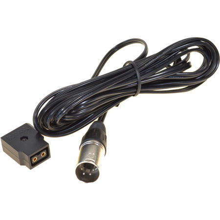 Bescor 10' 4-Pin XLR Male to D-Tap Female Adapter Cord