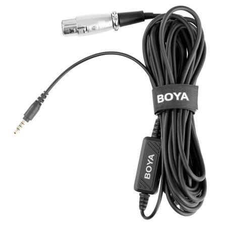 BOYA BY-BCA6 XLR to 3.5mm Plug Microphone Cable - Adorama