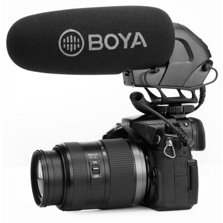 BOYA BY-BM3030 On-Camera Supercardioid Condenser Shotgun Microphone