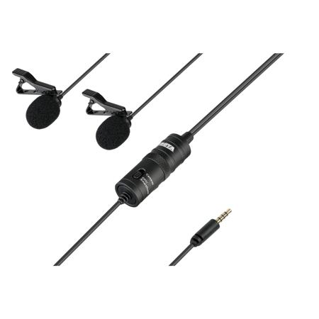 BOYA BY-M1DM Dual Omni-Directional Lavalier Mic