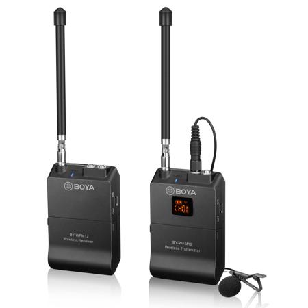 BOYA BY-WFM12 VHF Wireless Microphone System for Smartphone, Tablet, DSLR and PC