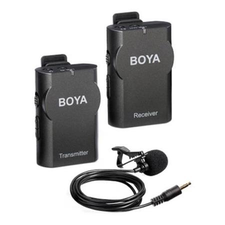 BOYA BY-WM4 High Performance Wireless Microphone System for Smartphone, Tablet