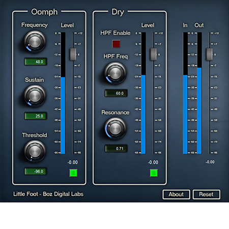 Boz Digital Labs Little Foot Kick Drum Enhancement Plug-In, Download