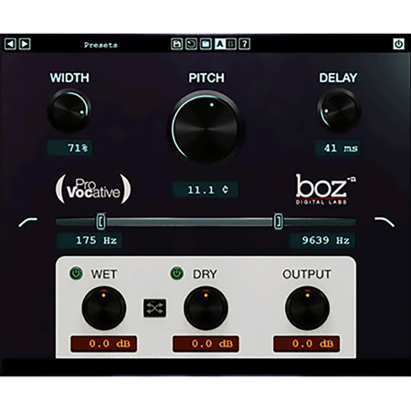 Boz Digital Labs ProVocative Micro Pitch-Shifting Plug-In, Download