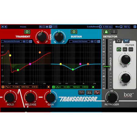 Boz Digital Labs Transgressor 2 Transient Designer with EQ Plug-In, Download