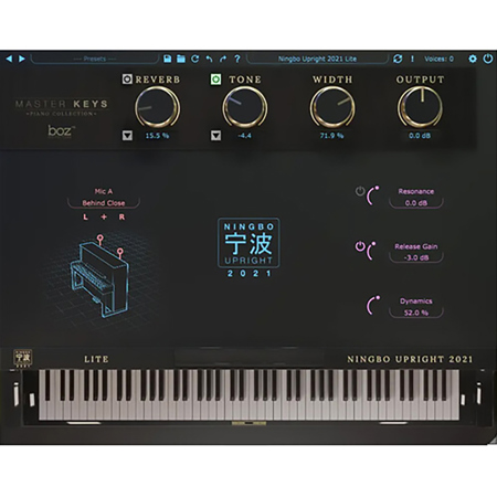 Boz Digital Labs Ningbo Upright 2021 Lite Piano Virtual Instrument, Download