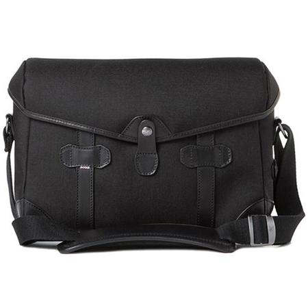 Barber Shop Pageboy Messenger Camera Bag, Small, Black Cordura & Leather