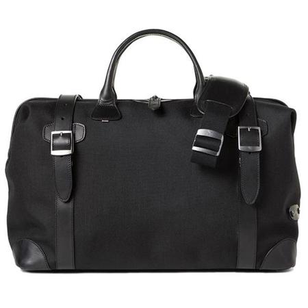 Barber Shop Quiff Traveler Doctor Camera Bag, Black Cordura & Leather