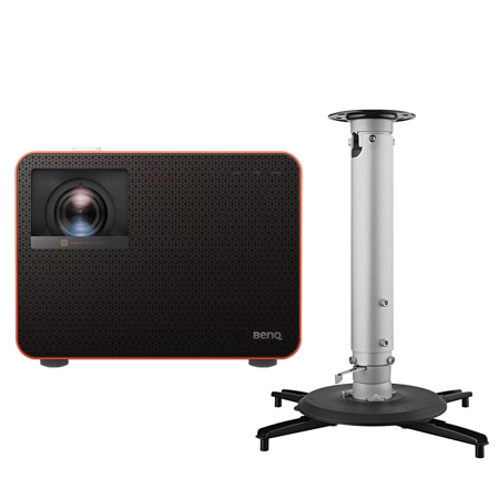 BenQ X3100i 4K Ultra HD HDR 4LED DLP Gaming Projector, Bundle with CM00G3 Universal Ceiling Mount