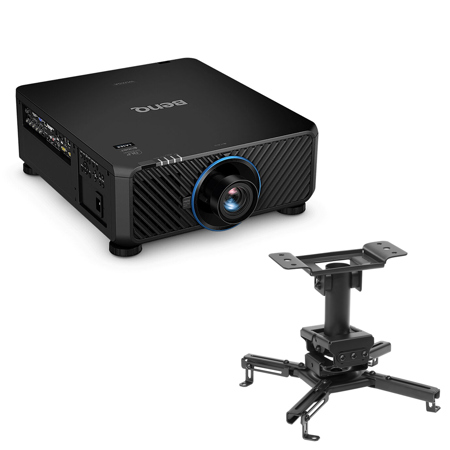 BenQ LU9750 WUXGA Large-Venue Laser DLP Projector, Bundle with H&A Ceiling Mount
