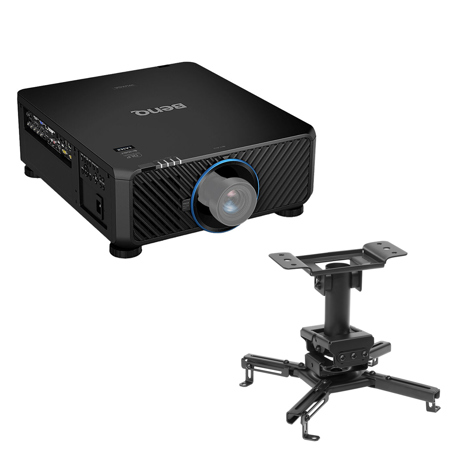 BenQ LU9800 WUXGA Large-Venue Laser DLP Projector, Bundle with H&A Ceiling Mount