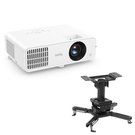 BenQ LW550 WXGA LED DLP Projector, Bundle with H&A Ceiling Mount