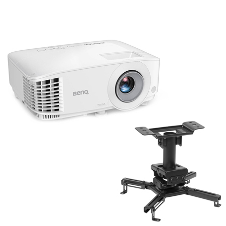 BenQ MW560 WXGA DLP Business Projector, Bundle with H&A Ceiling Mount
