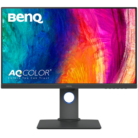 BenQ PD2705Q DesignVue 27" 16:9 QHD IPS HDR Design Monitor with Eye-Care, Metallic Gray