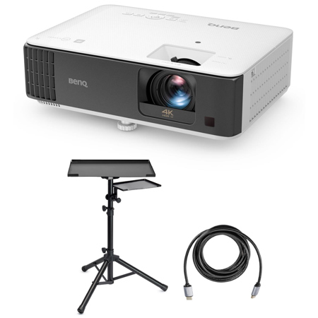 BenQ TK700STi 4K HDR Low Latency DLP Gaming Projector with Stand, Cable