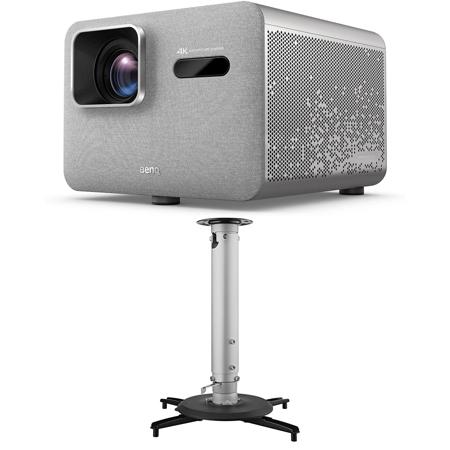 BenQ TK705i 4K Ultra HD HDR LED DLP Smart Home Theater Projector with CM00G3 Universal Ceiling Mount