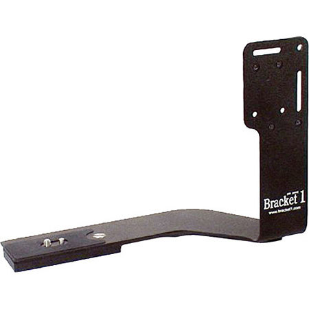 Bracket 1 On Camera Hardware Mount for Wireless Microphone Receivers
