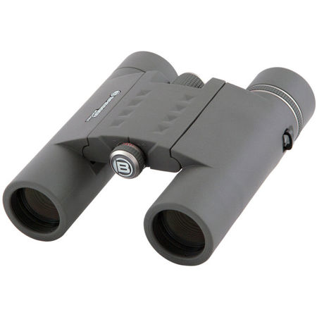 Bresser 8x25 Montana DK Water Proof Roof Prism Binocular with 6.8 Degree Angle of View, Gray