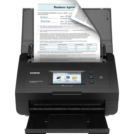 Brother ImageCenter ADS-2500W High-Speed Wireless Desktop Color Document Scanner