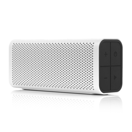 Braven 705 Wireless Bluetooth Speaker with Built-in Mic, Single, White/Black