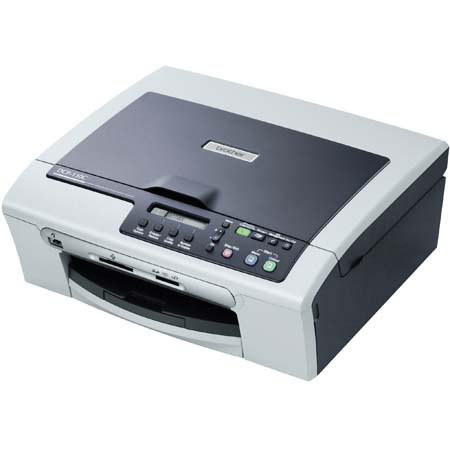 Brother Color Inkjet Multi-Function Center with Print, Copy, Scan, & PhotoCapture Center.