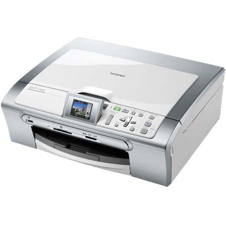 Brother DCP-350c Color Inkjet All-in-One Multi-Function Center with Print, Copy, Scan and PhotoCapture Center